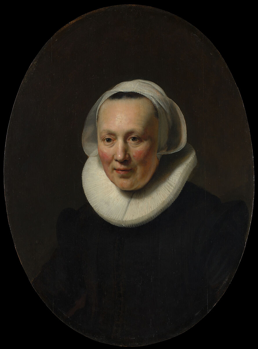 Portrait of a Woman, Rembrandt (Rembrandt van Rijn) (Dutch, Leiden 1606–1669 Amsterdam), Oil on wood 