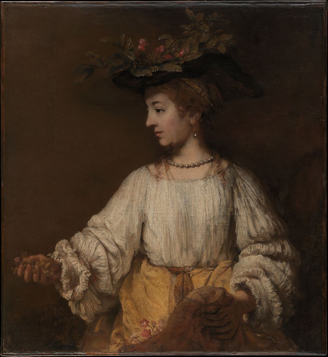 Flora, Rembrandt (Rembrandt van Rijn)  Dutch, Oil on canvas