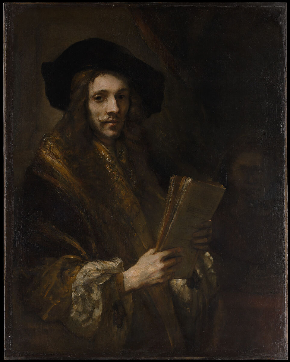 Portrait of a Man ("The Auctioneer"), Follower of Rembrandt (Dutch, third quarter 17th century), Oil on canvas 