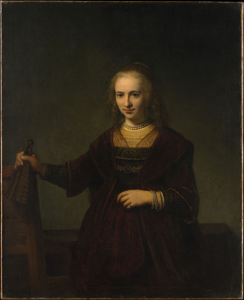 Portrait of a Woman, Style of Rembrandt (Dutch, mid- to late 1640s), Oil on canvas 