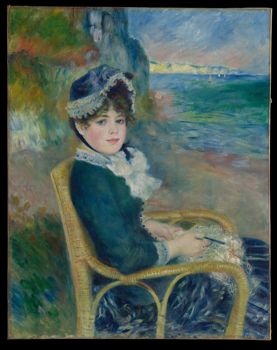 By the Seashore, Auguste Renoir  French, Oil on canvas