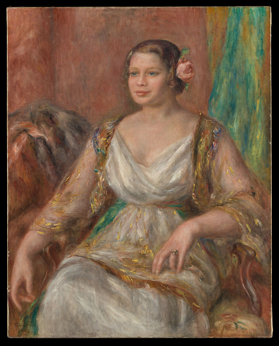 Tilla Durieux (Ottilie Godeffroy, 1880–1971), Auguste Renoir (French, Limoges 1841–1919 Cagnes-sur-Mer), Oil on canvas 