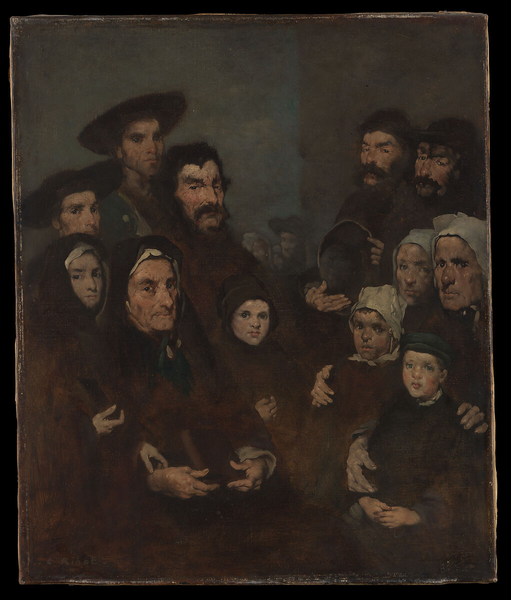 Breton Fishermen and Their Families, Théodule-Augustin Ribot (French, Saint-Nicolas-d&#39;Attez 1823–1891 Colombes), Oil on canvas 