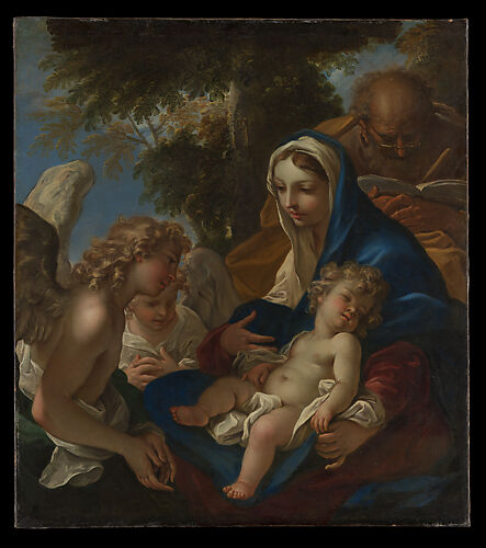 The Holy Family with Angels