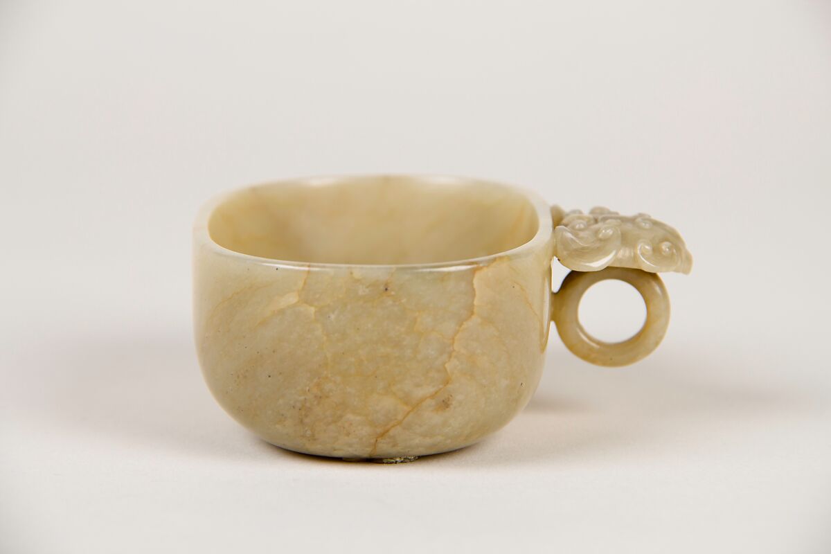 Wine cup, Nephrite, China