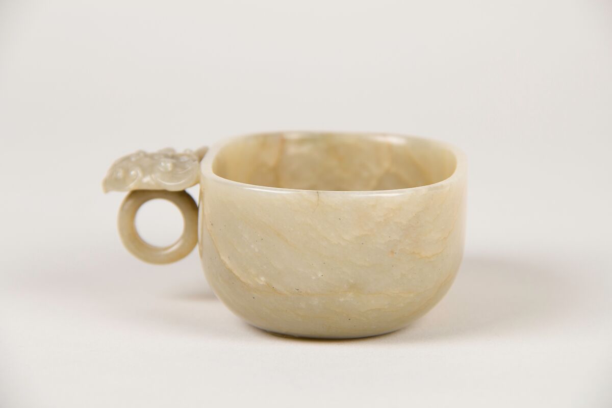 Wine cup, Nephrite, China