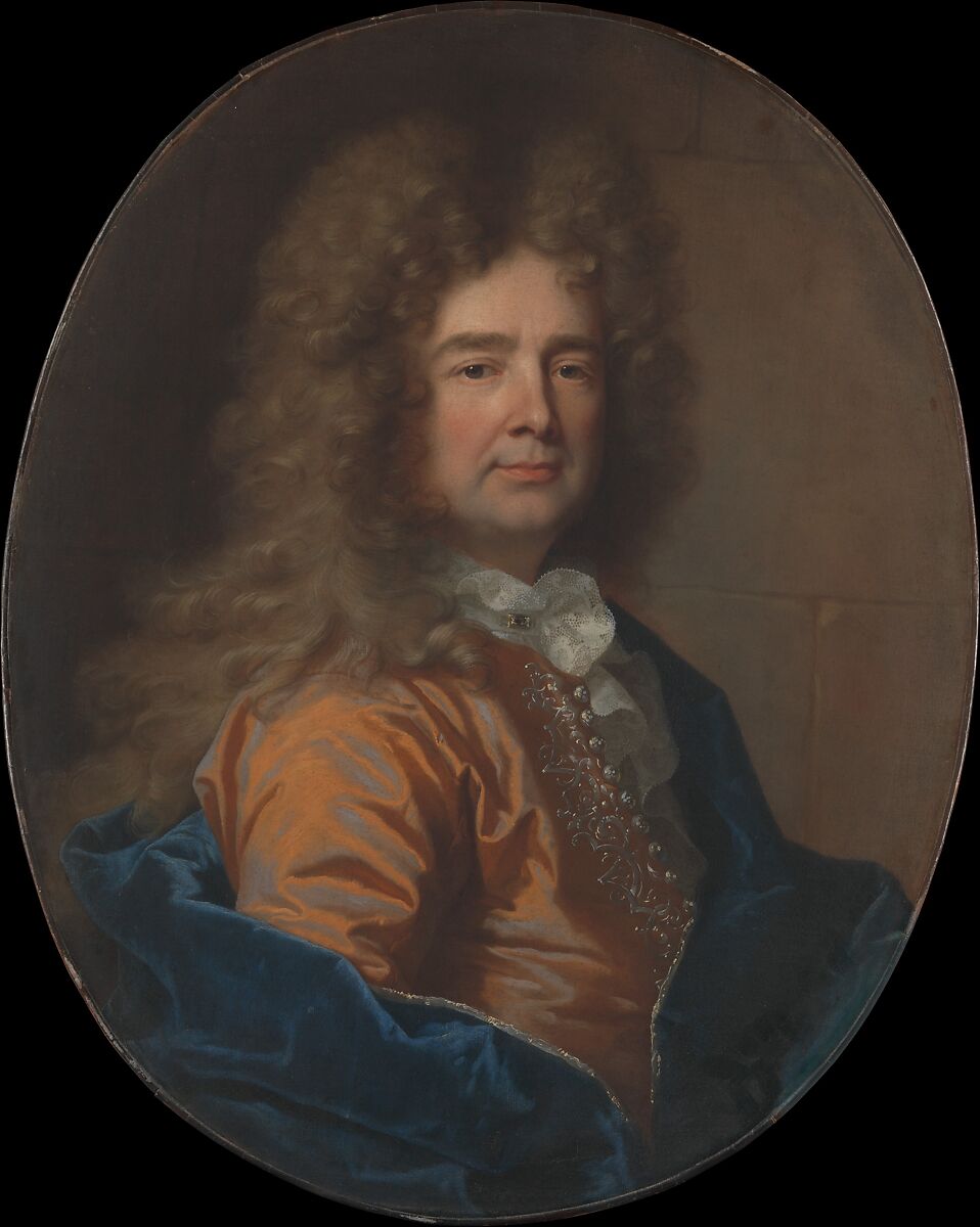 Portrait of a Man, Hyacinthe Rigaud (French, Perpignan 1659–1743 Paris), Oil on canvas 