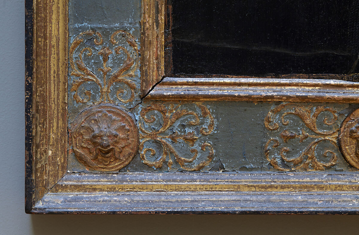Christ Blessing, Surrounded by a Donor Family, German Painter (probably active Hamburg and Lower Saxony, 1560s–80s), Oil and gold on oak