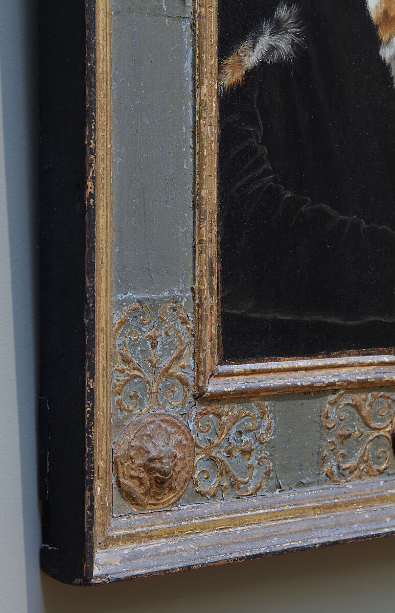 Christ Blessing, Surrounded by a Donor Family, German Painter (probably active Hamburg and Lower Saxony, 1560s–80s), Oil and gold on oak