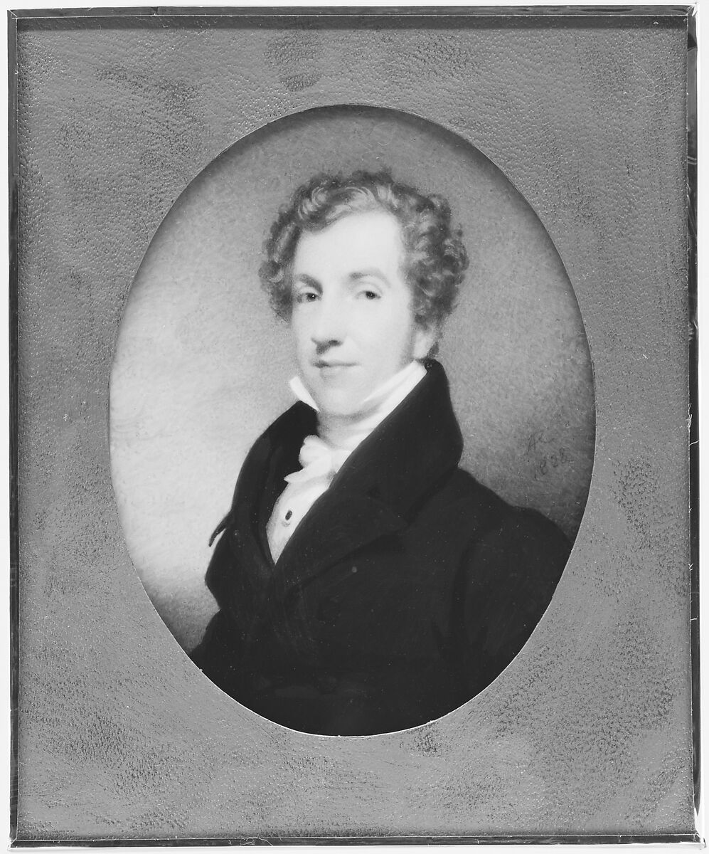 Portrait of a Man, Andrew Robertson (British, Aberdeen, Scotland 1777–1845 London), Ivory 