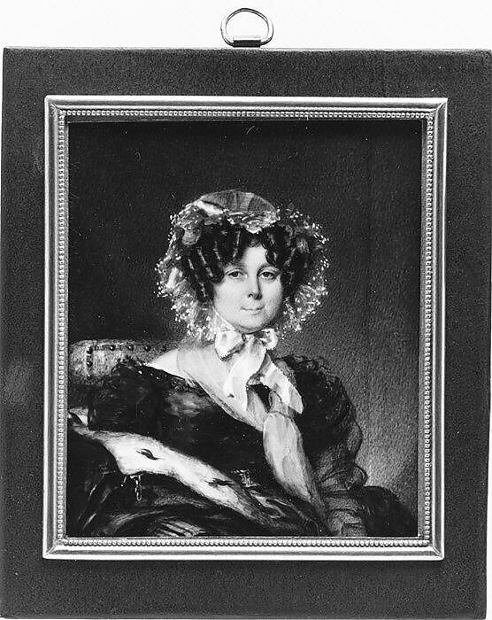 Portrait of a Woman, François-Théodore Rochard (French, 1798–1858), Ivory 