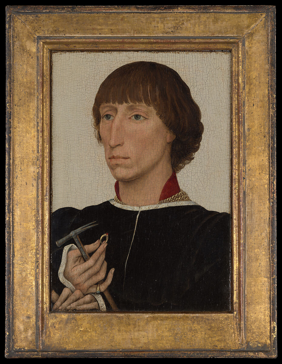 Francesco d'Este (born about 1429, died after July 20, 1486), Rogier van der Weyden (Netherlandish, Tournai ca. 1399–1464 Brussels), Oil on wood 