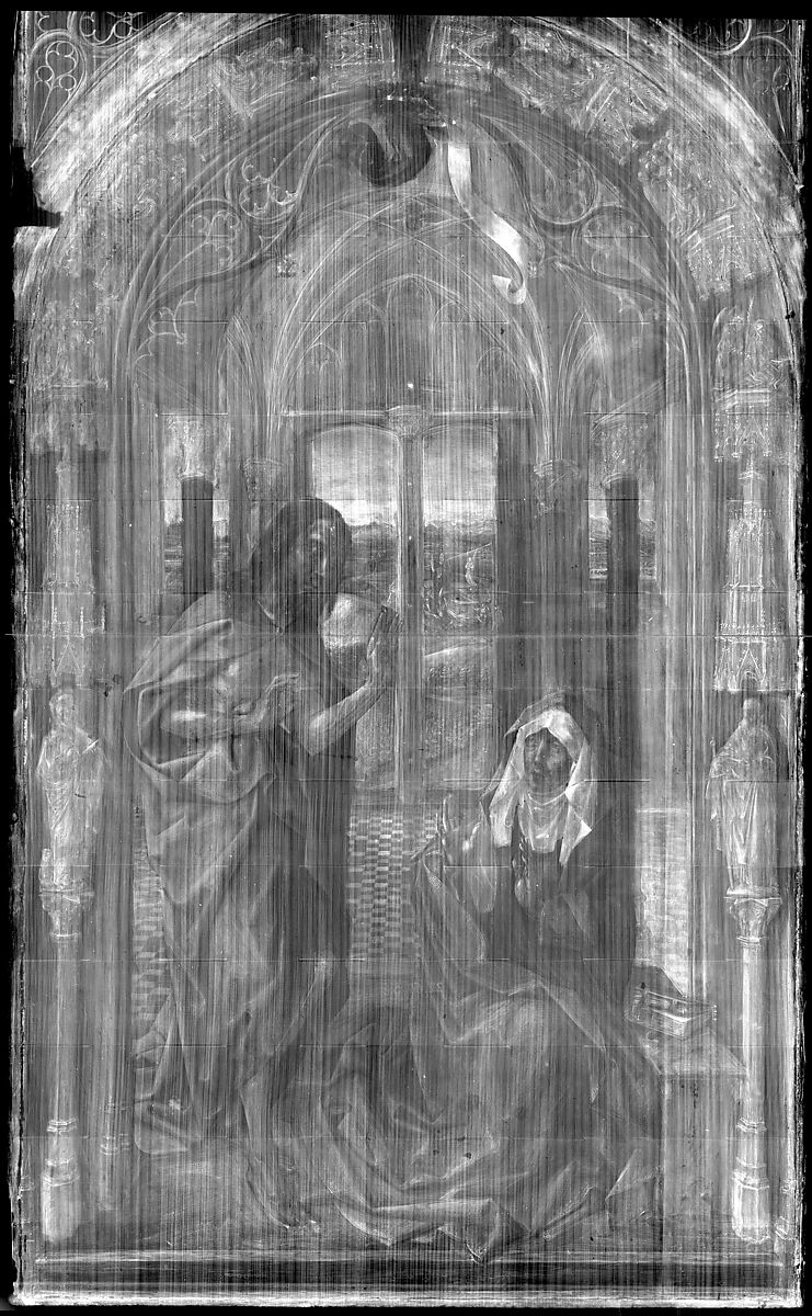 Christ Appearing to His Mother, Juan de Flandes (Netherlandish, active by 1496–died 1519 Palencia), Oil on wood