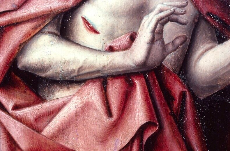 Christ Appearing to His Mother, Juan de Flandes (Netherlandish, active by 1496–died 1519 Palencia), Oil on wood