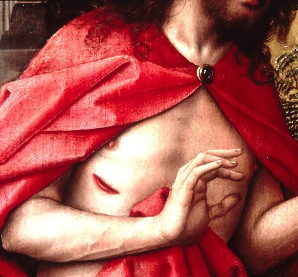 Christ Appearing to His Mother, Juan de Flandes (Netherlandish, active by 1496–died 1519 Palencia), Oil on wood