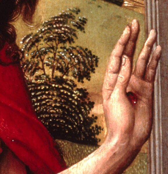 Christ Appearing to His Mother, Juan de Flandes (Netherlandish, active by 1496–died 1519 Palencia), Oil on wood