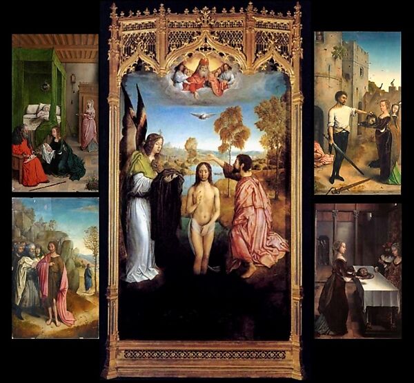 Christ Appearing to His Mother, Juan de Flandes (Netherlandish, active by 1496–died 1519 Palencia), Oil on wood