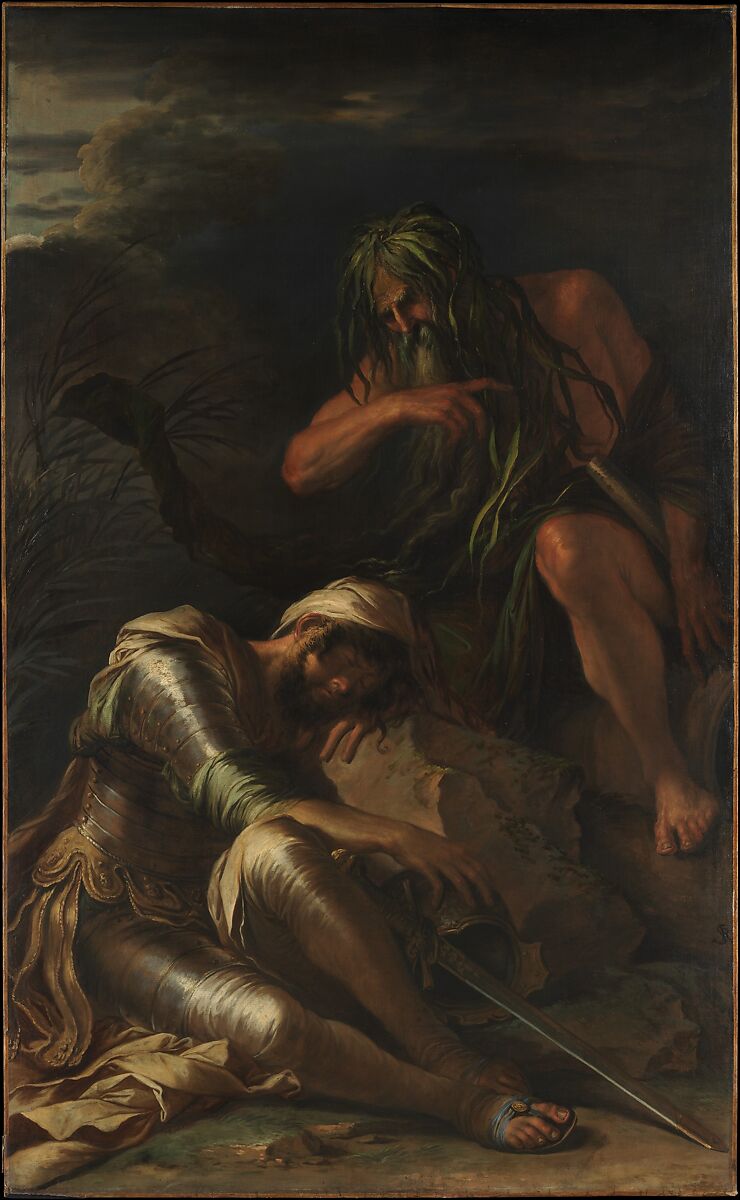 The Dream of Aeneas, Salvator Rosa (Italian, Arenella (Naples) 1615–1673 Rome), Oil on canvas 