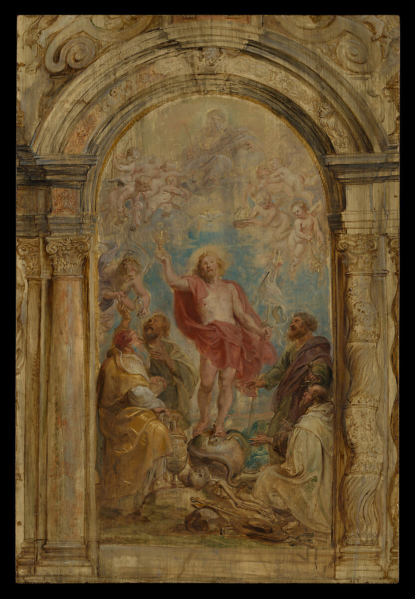 The Glorification of the Eucharist, Peter Paul Rubens (Flemish, Siegen 1577–1640 Antwerp), Oil on wood 