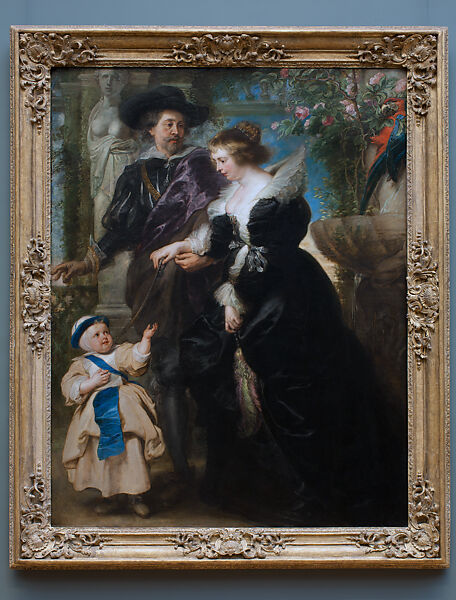 Rubens, Helena Fourment (1614–1673), and Their Son Frans (1633–1678), Peter Paul Rubens (Flemish, Siegen 1577–1640 Antwerp), Oil on wood