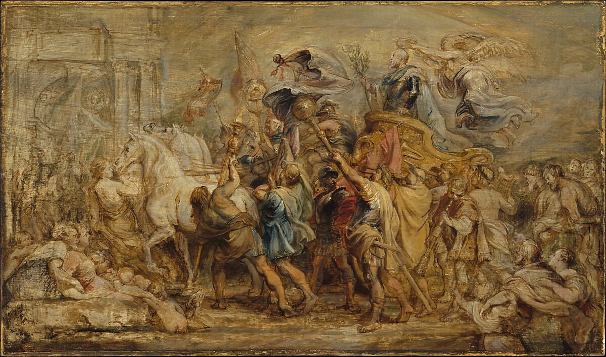 The Triumph of Henry IV, Peter Paul Rubens (Flemish, Siegen 1577–1640 Antwerp), Oil on wood 