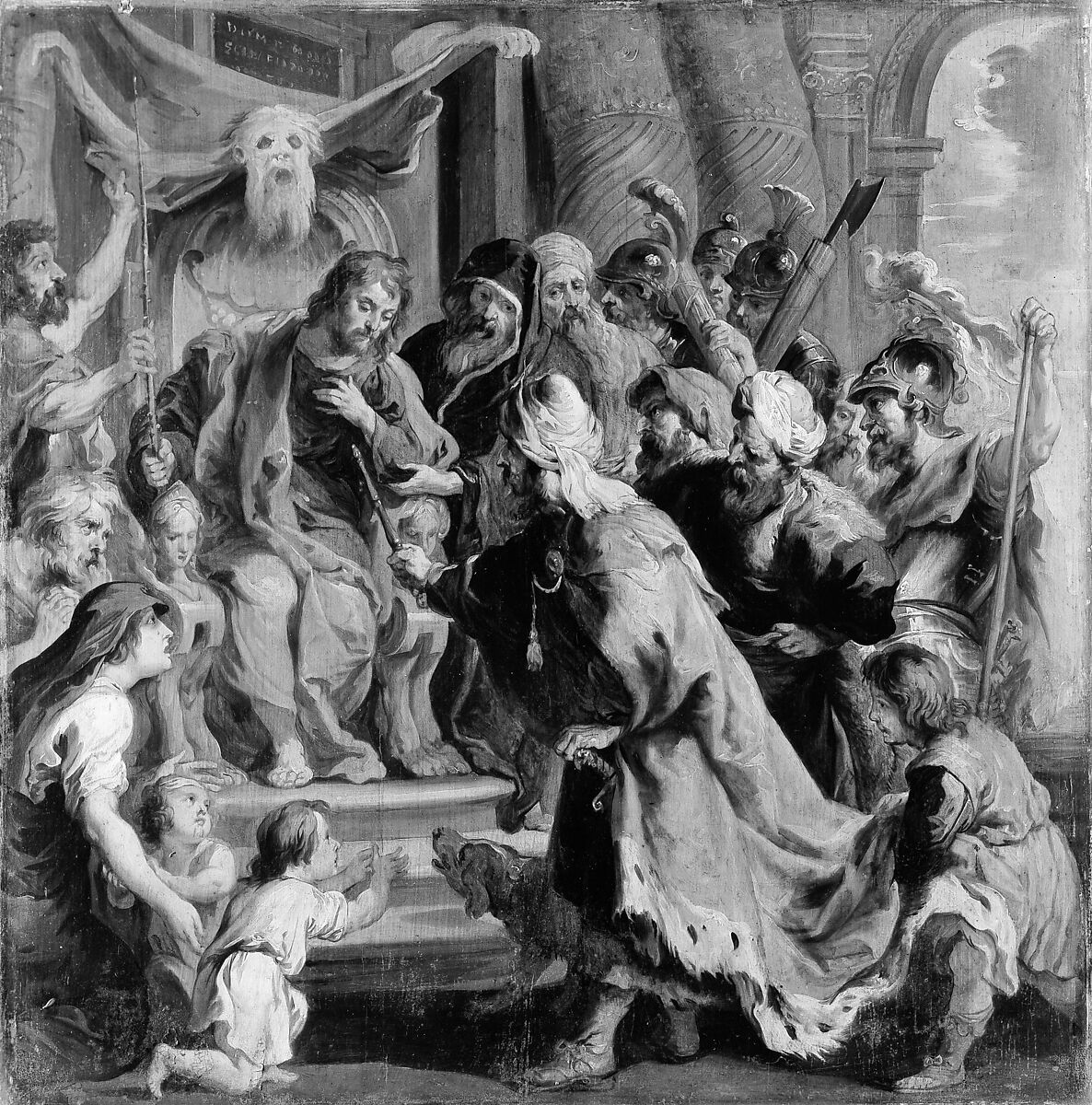 Cambyses Appointing Otanes Judge, Copy after Peter Paul Rubens (probably 18th century), Oil on wood 