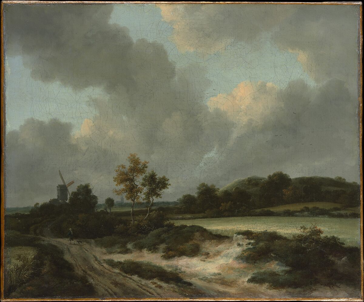 Grainfields, Jacob van Ruisdael (Dutch, Haarlem 1628/29–1682 Amsterdam), Oil on canvas 