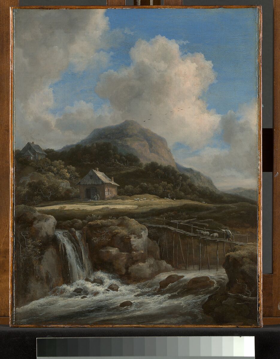 Mountain Torrent, Jacob van Ruisdael (Dutch, Haarlem 1628/29–1682 Amsterdam), Oil on canvas 