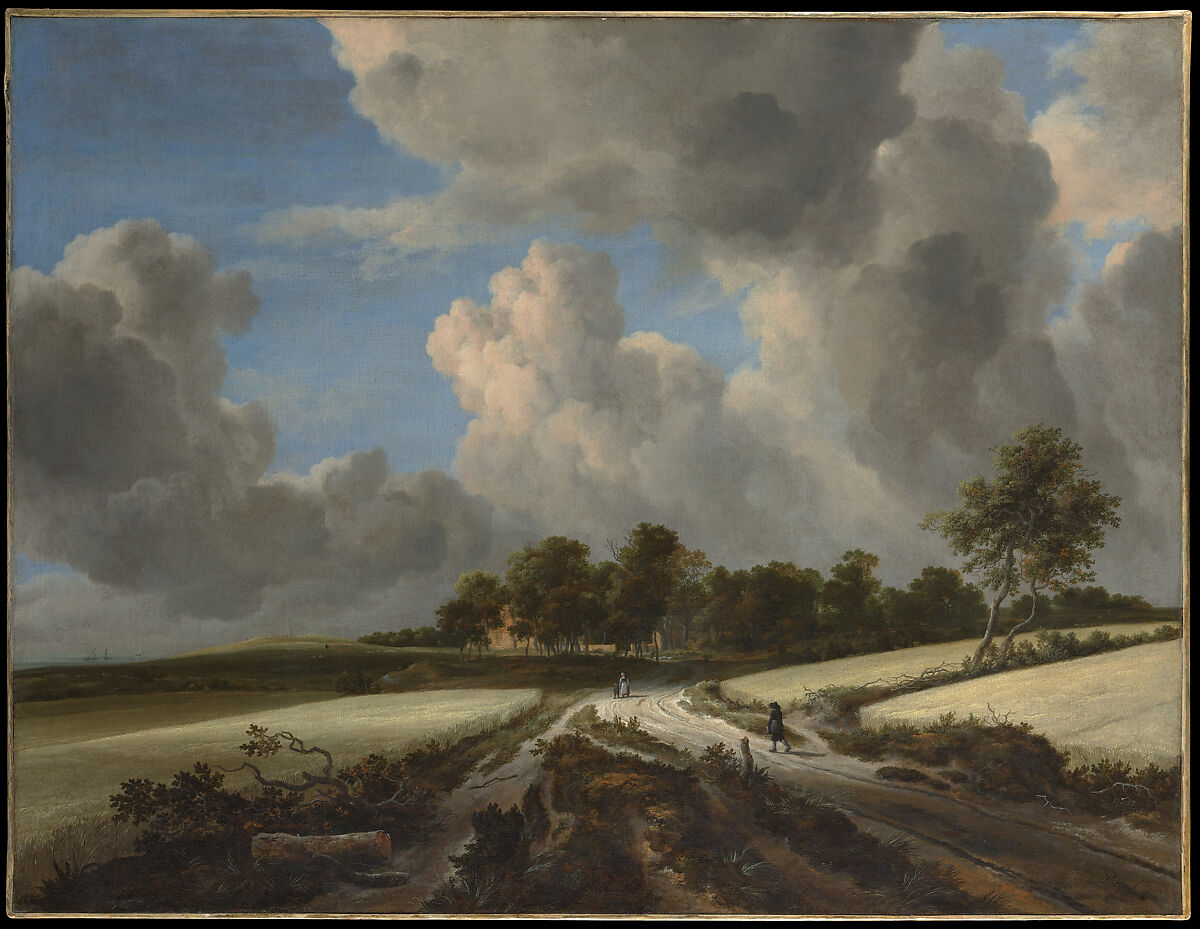 Wheat Fields, Jacob van Ruisdael  Dutch, Oil on canvas