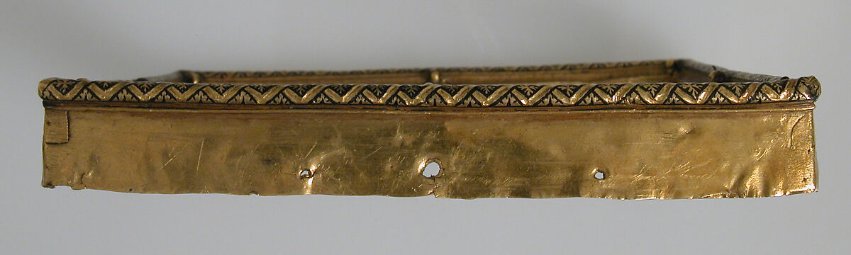 The Christ Child with Saints Boris and Gleb, Russian Painter (16th–18th century), (a) tempera and gold on wood; (b) gold and enamel studded with jewels