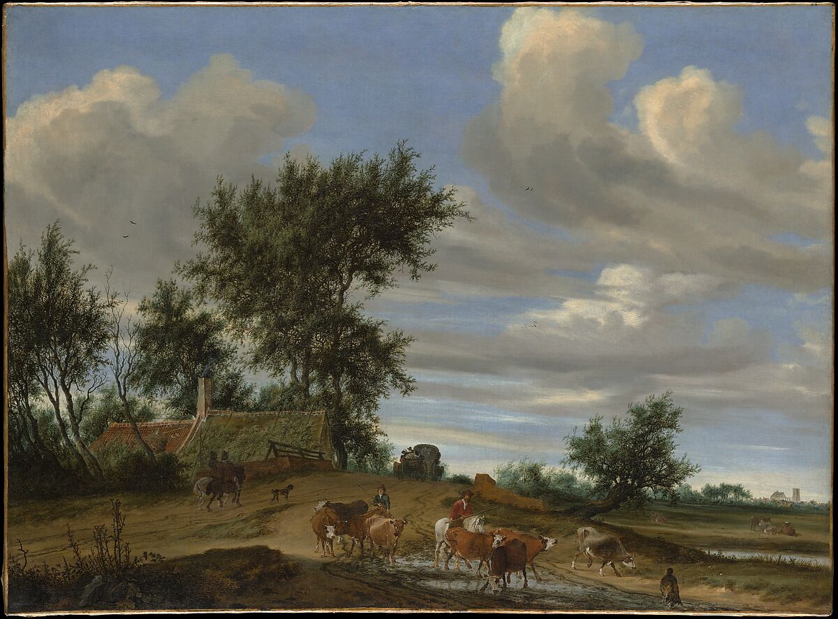 Salomon van Ruysdael | A Country Road | The Metropolitan Museum of Art