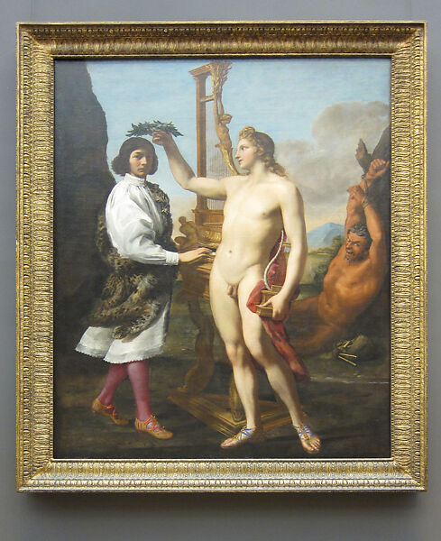 Marcantonio Pasqualini (1614–1691) Crowned by Apollo, Andrea Sacchi (Italian, Rome (?) ca. 1599–1661 Rome), Oil on canvas