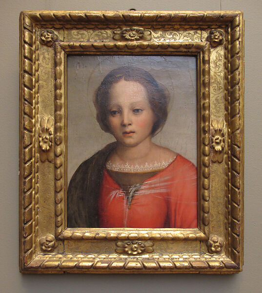 Head of the Madonna, Franciabigio (Francesco di Cristofano) (Italian, Florence 1484–1525 Florence), Oil on wood