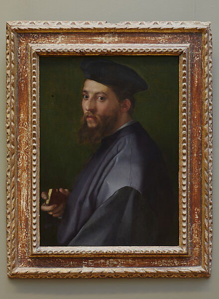 Portrait of a Man, Andrea del Sarto (Andrea d'Agnolo) (Italian, Florence 1486–1530 Florence), Oil on canvas, transferred from wood
