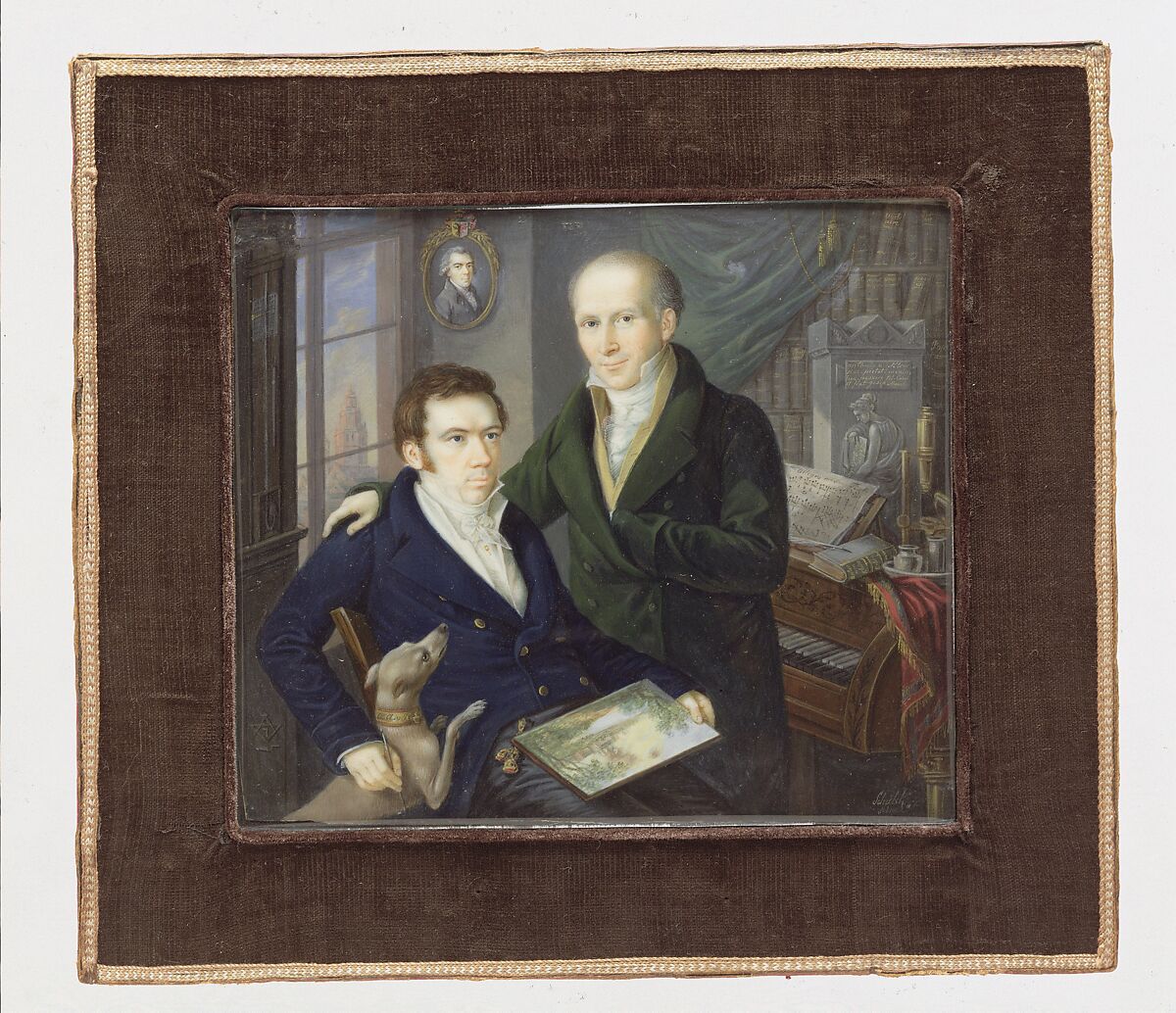 Joseph and Karl August von Klein, Heinrich Franz Schalck (German, 1791–1832), Ivory 