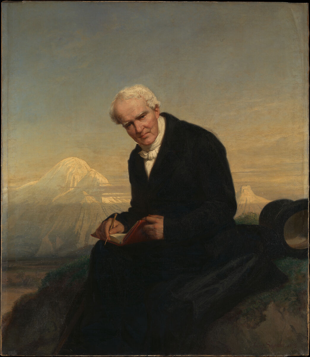 Baron Alexander von Humboldt (1769–1859), Julius Schrader (German, Berlin 1815–1900 Große-Lichterfelde), Oil on canvas 
