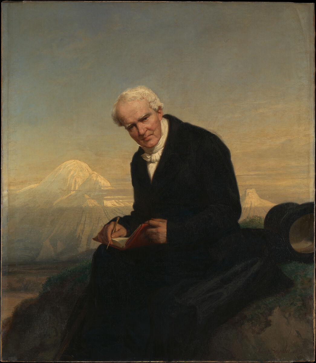 Baron Alexander von Humboldt (1769–1859), Julius Schrader  German, Oil on canvas