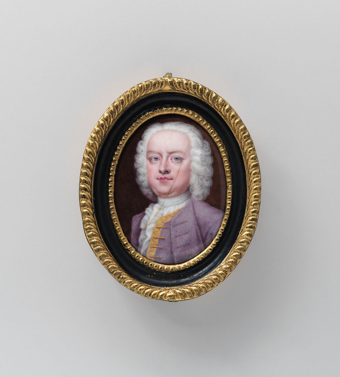 Portrait of a Man, Attributed to Noah Seaman (British, active ca. 1724–41), Enamel 