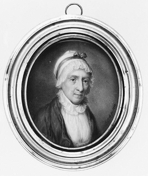 Portrait of a Woman, Carl August Senff (German, 1770–1838), Ivory 