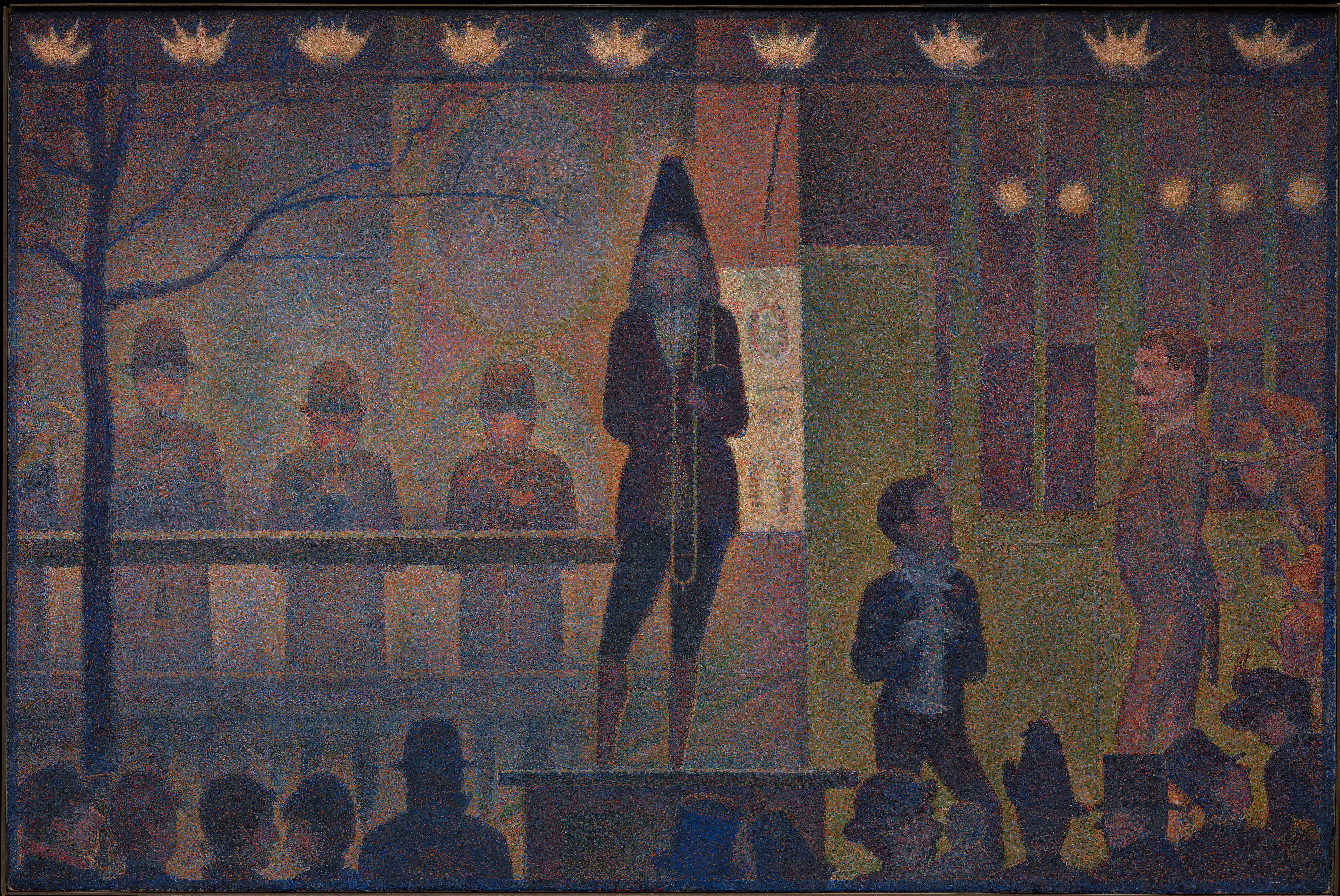 Georges Seurat - Circus Sideshow (Parade de cirque) - The