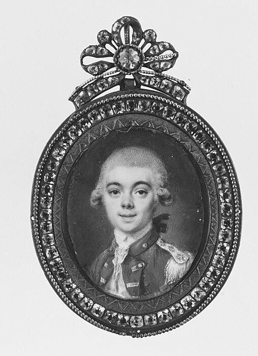 Louis Marie Sicardi, Miniature Portrait of Louis XVI