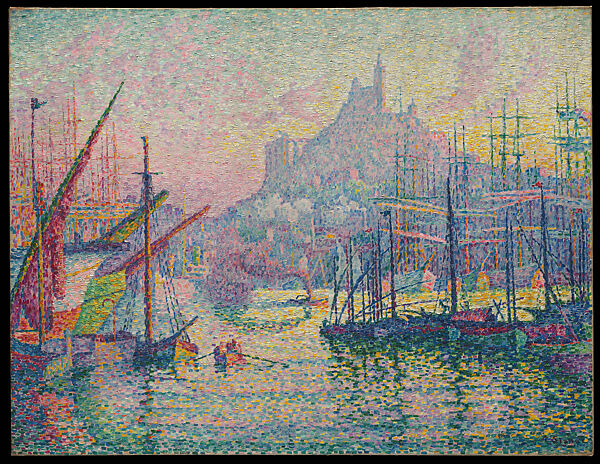 Notre-Dame-de-la-Garde (La Bonne-Mère), Marseilles, Paul Signac  French, Oil on canvas