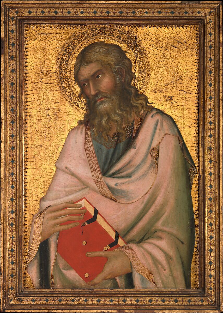 Saint Andrew, Simone Martini  Italian, Tempera on wood, gold ground