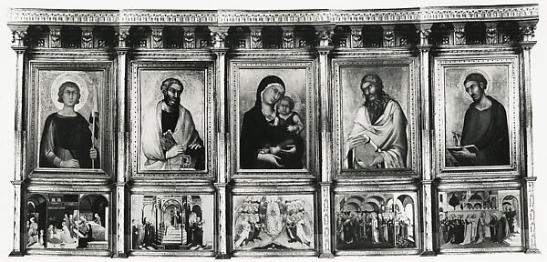 Saint Andrew, Simone Martini (Italian, Siena, active by 1315–died 1344 Avignon), Tempera on wood, gold ground