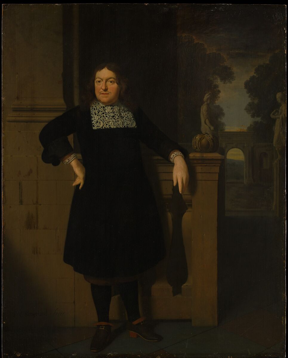 Johan Hulshout (1623–1687), Pieter van Slingelandt (Dutch, Leiden 1640–1691 Leiden), Oil on wood 