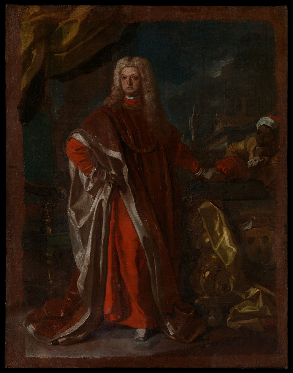 Diego Pignatelli d'Aragona (1687–1750) and an Enslaved African Servant, Francesco Solimena (Italian, Canale di Serino 1657–1747 Barra), Oil on canvas 