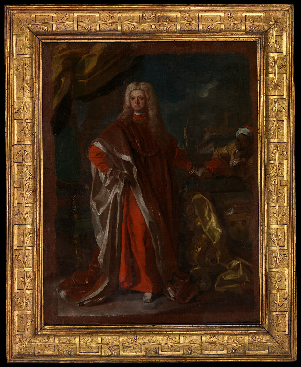 Diego Pignatelli d'Aragona (1687–1750) and an Enslaved Servant, Francesco Solimena (Italian, Canale di Serino 1657–1747 Barra), Oil on canvas