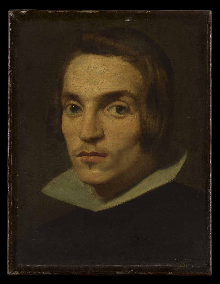 Head of a Man, Spanish (Castilian) Painter (mid-17th century or later), Oil on canvas 