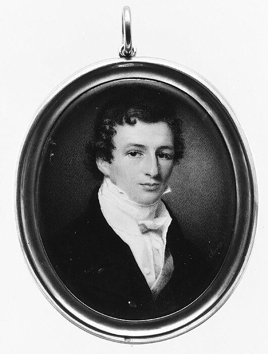 Portrait of a Man, Samuel John Stump (American, 1778–1863), Ivory 