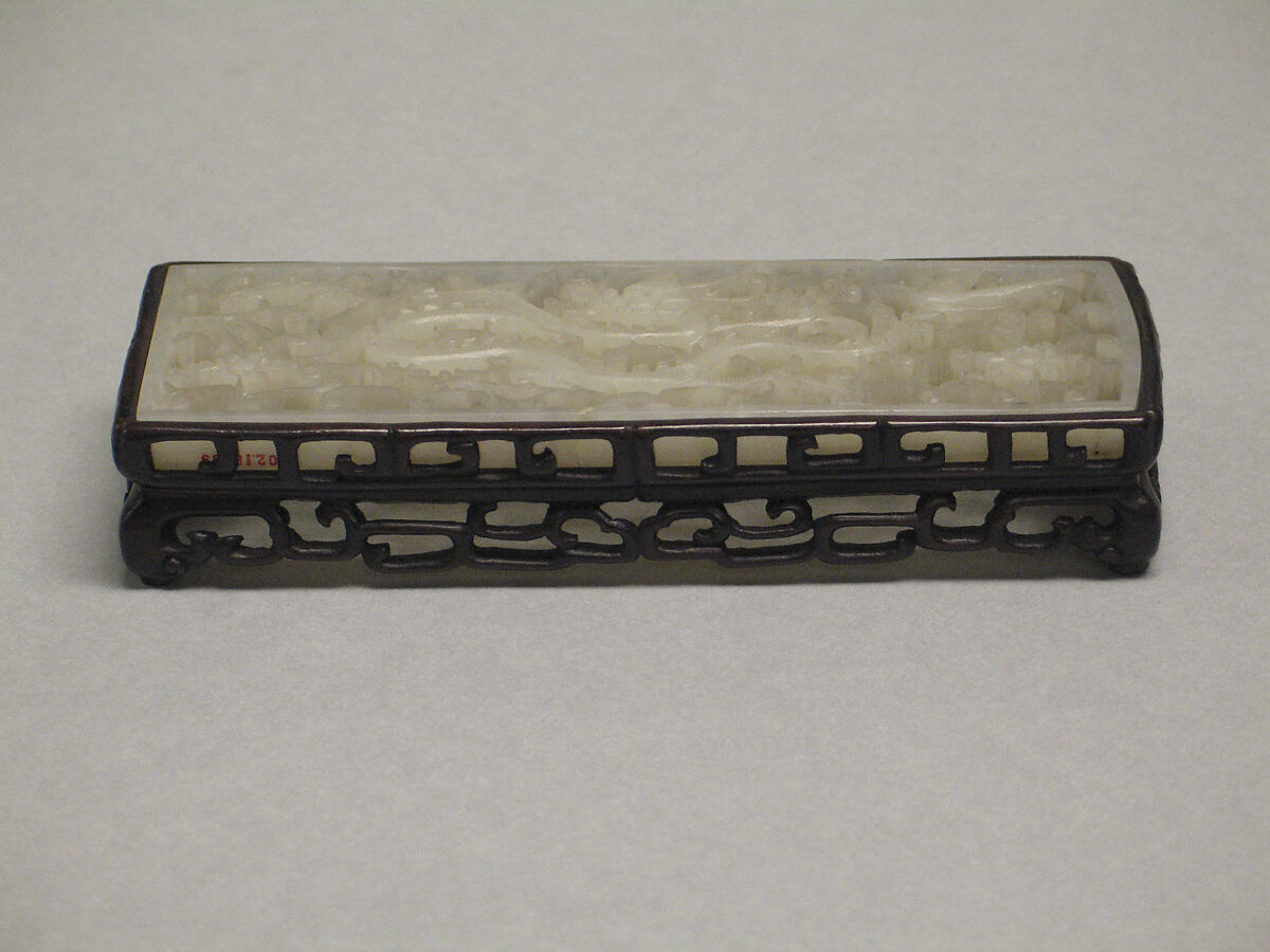 Belt plaque, Jade (nephrite), China 